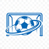 世界杯官网 footer logo，橙蓝配色足球图案